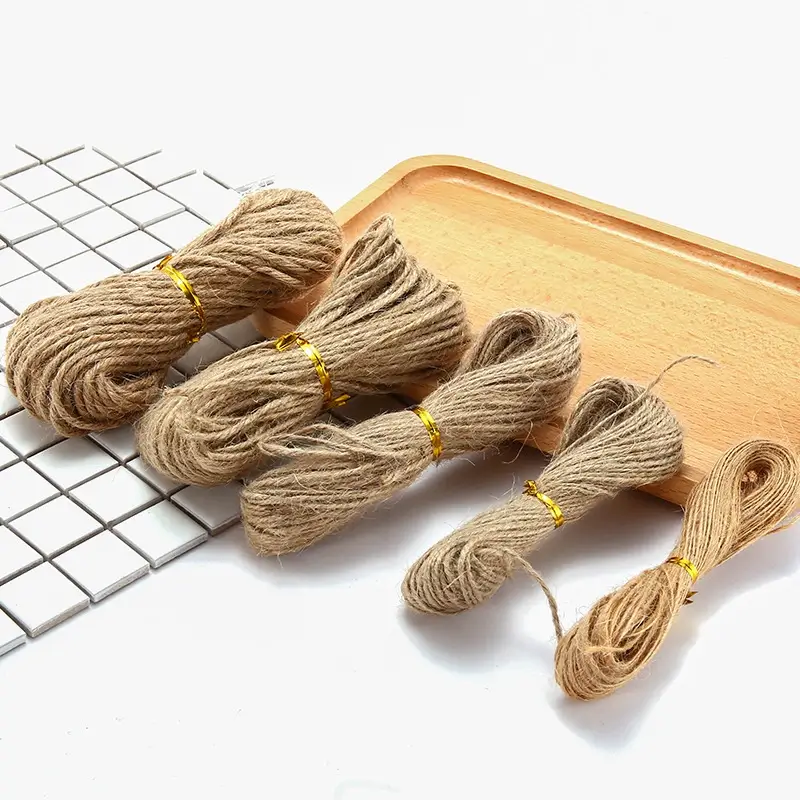 A bundle of natural jute rope