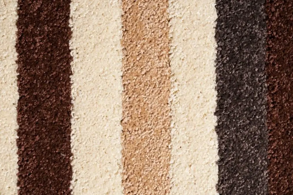 Close-up of a dense carpet pile