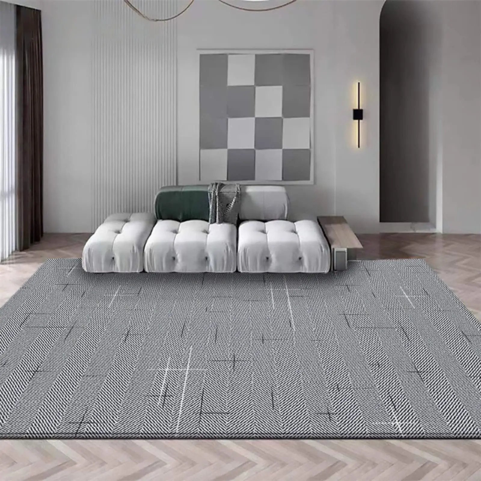 Minimalist Grey Carpet