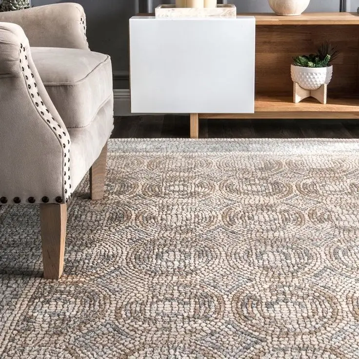 A rug perfectly complementing other decor elements